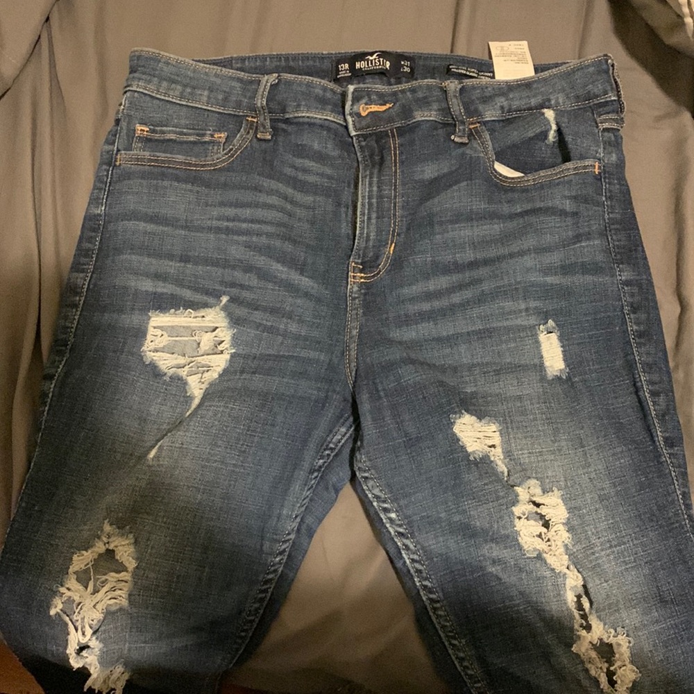 Ripped Hollister Skinny Jeans